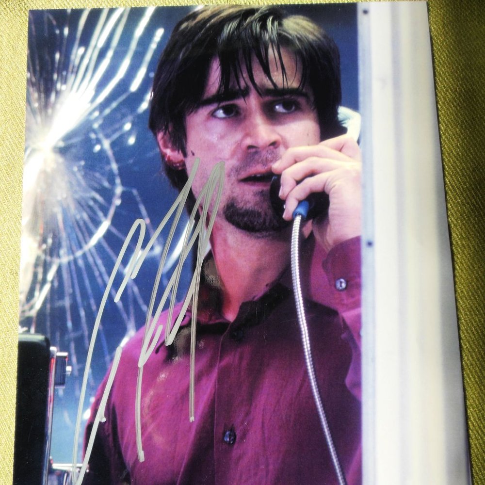 Colin Farrell Autographed Photo